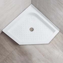 1000x1000mm Diamond Shower Tray Center/Corner Waste 1000x1000mm Diamond Shower Tray Center/Corner Waste